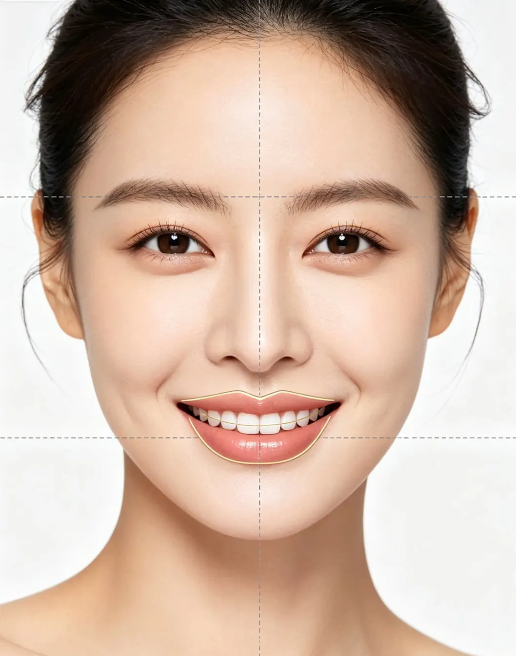 更加完美的红白美学微笑弧度 2