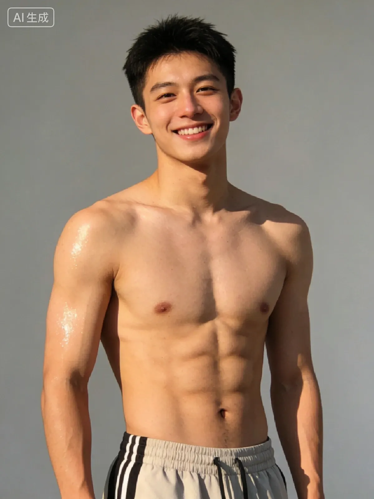 塑造坚实的男性胸部 1